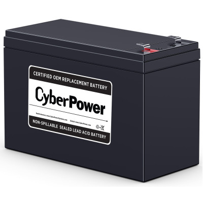 CyberPower RB1290 UPS Replacement Battery with 1x 12V/9AH battery, pre-assembled cartridge